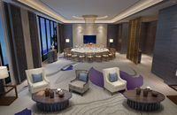 3D-Gedruckte Kommerzielle Hotel-Teppichfliesen Wand-zu-Wand Teppichboden Polypropylen Axminster Blumenmuster Heim-Teppich