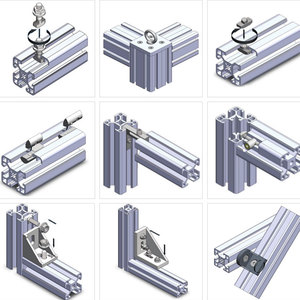 Trung Quốc Nhà sản xuất 4040 4060 4080 lan can nhôm t hồ sơ 2020 LED ống ánh sáng theo dõi 6060 V khe cắm hợp kim anodized đùn - Product Image 6