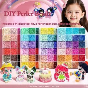 Kit de Cuentas Perler 3D para Manualidades, Juego Creativo Hecho a Mano, Juguete Educativo para Niños, Regalos para Fiestas - Product Image 2