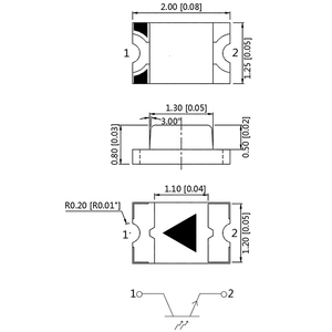 Bán buôn <span class=keywords><strong>940nm</strong></span> 2012 hồng ngoại Emitter & Receiver <span class=keywords><strong>IR</strong></span> 0805 SMD <span class=keywords><strong>LED</strong></span> Đèn - Product Image 6