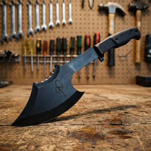ขวาน MDM AXES HUNTING TOOLS อเนกประสงค์สำหรับกิจกรรมกลางแจ้ง หัวขวานสแตนเลส ด้ามจับ ABS หัวแบน ความยาวรวม 40 ซม. สำหรับตัดฟืน - Product Image 3