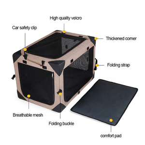 Bền Lưới Cửa Sổ Mạnh Mẽ Khung Thép Lớn Con Chó Vật Nuôi Đóng Mở Thùng - Product Image 2