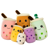Usine 10 pouces Boba thé au lait peluches coussin en peluche doux enfants cadeau peluche jouet