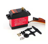 Microduck 15kg 20kg 25kg 30kg 35kg 40kg 60kg 80kg 150kg Servomoteur à couple élevé pour modèle de voiture, cardan robotique à engrenages métalliques et bras mécanique