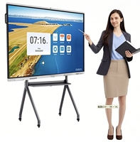 Pizarra Interactiva Inteligente LCD Todo en Uno 2025, 4K, Táctil de 20 Puntos, para Enseñanza, con 3 Años de Garantía, para Educación Científica Infantil