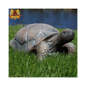 Estatua de tortuga de dragón chino de bronce grande de Feng Shui antiguo de alta calidad de estilo occidental - Product Image 4