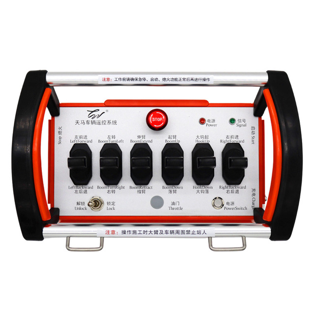 Best Selling 6 Lever Wireless Remote Control Kit Long Battery Runtime Truck Mounted Crane Joysticks Remote Controls Product