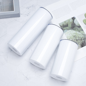 Venta caliente de acero inoxidable 20oz sublimación Mate taza de té de agua en forma de calabaza con cepillo de cuchara - Product Image 1