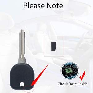Clé de remplacement vierge SUPALAND compatible avec Chevy Malibu <span class=keywords><strong>GMC</strong></span> Acadia Cadillac Escalade B111 ID46 Clé transpondeur d'allumage non coupée - Product Image 5