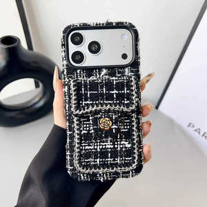 Nouvelle coque de protection européenne en laine de camélia avec sangle réglable et clip à boule dorée antichoc pour 17/16/15 Pro <span class=keywords><strong>Max</strong></span> - Product Image 6