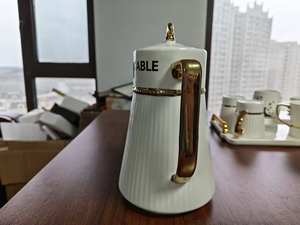 Tasses à eau en céramique NOVALITABLE, ensembles de tasses à thé pour la maison, service à thé en céramique de luxe léger pour la cuisine - Product Image 3