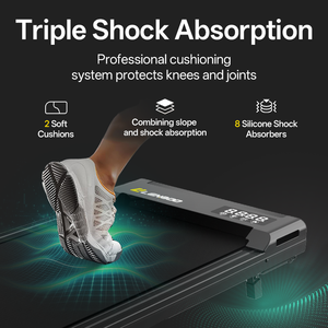 Lenboo 2.0HP động cơ đi bộ Pad Máy chạy bộ văn phòng nhà tập thể dục dưới bàn Máy chạy điện cầm tay - Product Image 4
