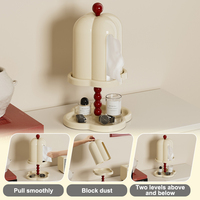 Uforu Porte-serviettes cylindrique élégant pour restaurant Boîte à mouchoirs vintage créative avec rangement