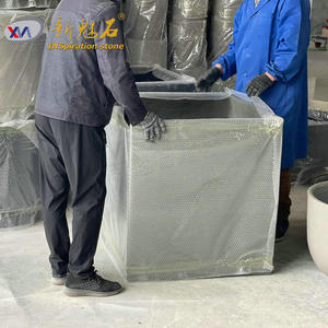 Nuevos Materiales de Construcción de Piedra, Jardinera Cuadrada de Hormigón de 600x600x500mm, Alto Rendimiento, Uso Interior y Exterior - Product Image 4