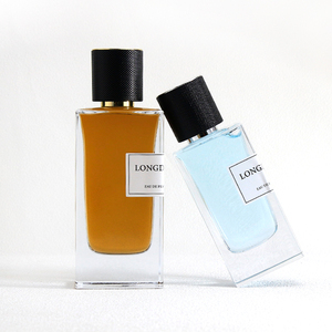 Botella de Perfume Ecológica Reciclable con Pulverizador, Forma Cuadrada Irregular, 30ml 50ml 100ml, con Tapa Negra - Product Image 6