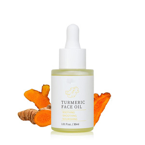 Turmeric <b>Face</b> Oil <b>Serum</b> Essence Natural Nourishing Soothing Skincare Essence 30ml OEM Custom - Product Image 1