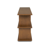 Bibliothèque ouverte multi-niveaux en noyer noir américain, design cube, écologique et durable, pour bureau à domicile, chambre, style Wabi Sabi, vie moderne