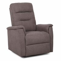 Fauteuil inclinable électrique moderne pour personnes âgées avec fonctions réglables, design extensible, structure en bois, télécommande