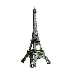 파리 에펠 탑 정원 장식 모델 입상 아연 합금 여행 기념품 가정 선물 금속 공예