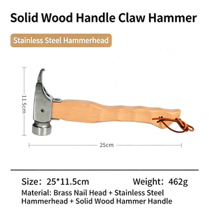เหล็กเสียบเต็นท์สแตนเลส Tiger Shark Hammer ขนาด 250 มม. สำหรับตั้งแคมป์กลางแจ้ง พร้อมค้อนตอก  เครื่องมือ DIY - Product Image 5