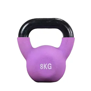 OUI OU NON Personnalisé Gym Fitness Puissance Exercice Poids Pvc Enduit Compétition Fonte Kettlebell Pro Grade