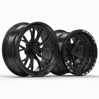 Jantes de course Beadlock Weld 18x5 15x10 Vitesse 5x114.3 5x120 5x115 Finition personnalisée Or Jantes Drag pour Mustang BMW Dodge Charger