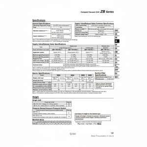 Unidad de vacío industrial compacta SMC Pneumatics modelo - Product Image 1