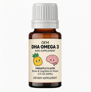 Complément alimentaire cérébral pour enfants personnalisé - Nootropiques - Gouttes de <span class=keywords><strong>DHA</strong></span> Omega 3 - Acides gras Omega 3 - Booster cérébral, immunitaire et visuel - Avec EPA et <span class=keywords><strong>ALA</strong></span> - Product Image 3