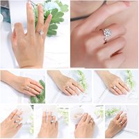 Bague ouverte ajustable en zircon, motif marguerite, étoiles, trèfle à quatre feuilles, tournesol, « Tu es mon rayon de soleil », faite à la main, anti-anxiété, cadeau chrétien