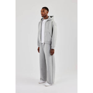 Conjunto de Sudadera con Capucha y Pantalones Deportivos para Hombre, 100% Algodón, Secado Rápido, 240g, Estampado, Informal, para Entrenamiento Deportivo de Invierno - Product Image 2