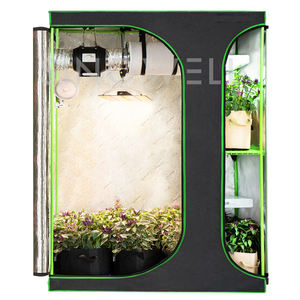 <span class=keywords><strong>Tente</strong></span> de culture intérieure 120x120x200 Carpa Cultivo Kit complet <span class=keywords><strong>Hydro</strong></span> tissu hautement réfléchissant 1680d Mylar 3x3 <span class=keywords><strong>tente</strong></span> de culture pour plante d'intérieur - Product Image 6