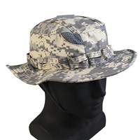 Topi Bucket Camo Pria, Topi Bucket Camo Taktis untuk Berburu, Mendaki, Memancing, dan Mendaki Gunung di Luar Ruangan, Topi Nelayan Taktis