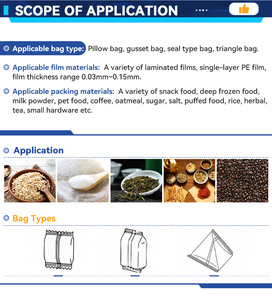 Multi cabeza multifunción VFFS forma llenar sello bolsa de alimentos vertical automático multicabezal máquina de envasado de pasta - Product Image 6