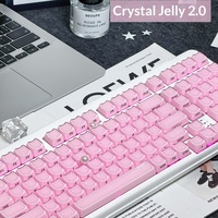 Claviers MAO en forme de chat, version 2.0, touches en cristal brillant, marquages latéraux gravés au laser, claviers personnalisés, 119 touches, fabriqués en Chine