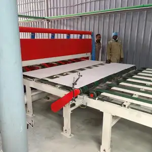 Máquina de produção de painel de teto de gesso máquina de laminação de pvc para placas de gesso