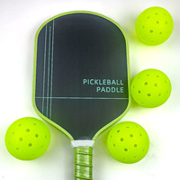 Vente directe d'usine, balles de pickleball rotatives durables sans couture de 74 mm à 48 trous, balles de pickleball de compétition