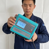 High Accuracy Portable Ultrasonic Water Flow Meter Handheld Non-invasive Liquid Flow Sensor for Industrial Pipe OEM Wholesale