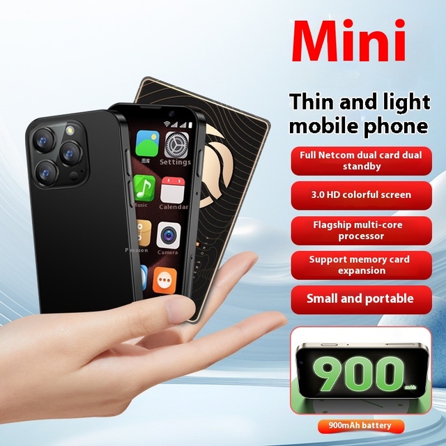Best Choice Mini XS16Pro Dual Sim Android 10 HD Smart Mobile Phone Mini Cellphone with Google 3G Factory Price