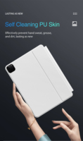 Casing Keyboard Ajaib Ultra Tipis Beelan New Smart Wireless Magnetic Touchpad RGB Backlit USB-C untuk iPad Pro 11 iPad Air