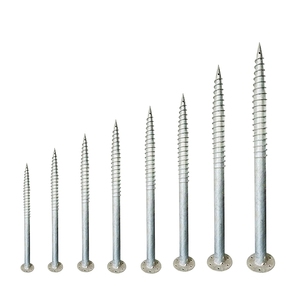 Thép mạ kẽm Neo đất cọc đất vít cho nhà ở xây dựng cọc móng xoắn ốc vít mặt đất - Product Image 6