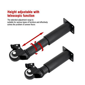 Gambe per Divano in Metallo Telescopiche e <span class=keywords><strong>Mobili</strong></span> con Ruote, Piedini <span class=keywords><strong>Regolabili</strong></span> per <span class=keywords><strong>Mobili</strong></span>, Accessori Hardware per Tavolini da Caffè e Armadi - Product Image 2