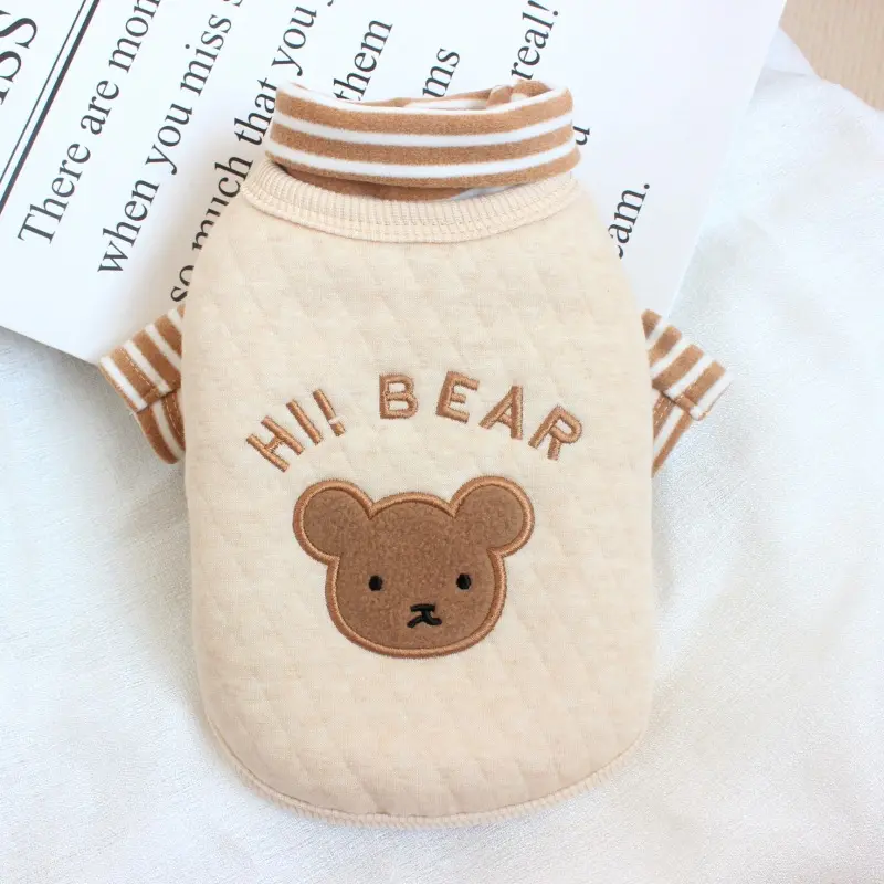 ins cotton vest suit autumn and winter thickening pet Teddy dog Bichon Hiromi cat clothes winter for small dog