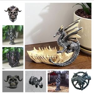 Nuovo Design Baphomet statua ornamento BFA0101 satana per teschio testa di pecora in resina artigianato per festa - Product Image 2