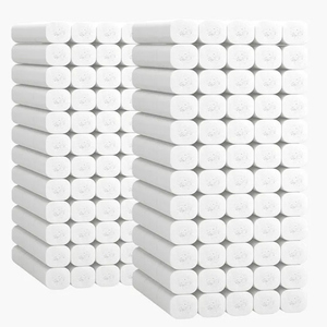 Rollos de Papel Higiénico, Paquetes Económicos, Papel Higiénico para el Hogar, Baños de Dormitorios - Product Image 1