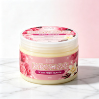 Beurre Corporel Éclatant au Beurre de Karité, Huile d'Argan et Vitamine E – Hydratant, Illuminateur, Anti-Âge – 236g – Vente en Gros OEM