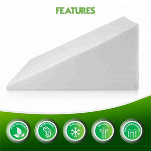 <span class=keywords><strong>Amazon</strong></span> OEM khả năng phục hồi cao Bộ nhớ bọt tam giác nêm gối cho ngủ axit trào ngược sau khi phẫu thuật - Product Image 4