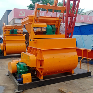 Nuevo diseño JS3000 Horizontal mortero de cemento eléctrico portátil doble eje mezclador de hormigón precio de la máquina - Product Image 3