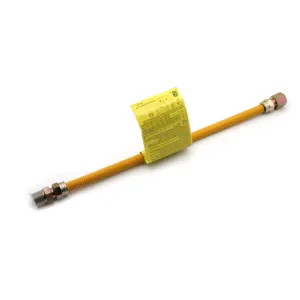 Tubo Flexible de acero inoxidable, conector de Gas