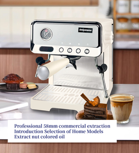 Cafetera Semiautomática, Bomba LUKA Importada, Sistema de Calentamiento, Presión de 20 Bares, Tanque de Agua de 1.8L, Máquina de Espresso, Caffettiera - Product Image 4