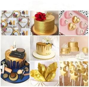 ผงไมก้าสีเกรดอาหาร ผงกลิตเตอร์กินได้ ผงประกายมุกสำหรับเครื่องดื่มและช็อกโกแลต - Product Image 5